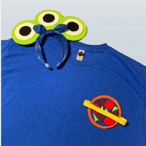 ❤️ Handmade DIY Toy Story Alien Costume Adult Size Large Shirt OR 2XL Shirt